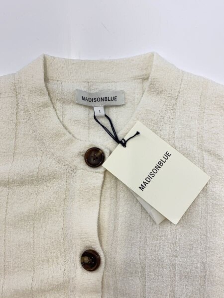 MADISONBLUE / BOUCLE RIB LONG C/D/1/コットン/WHT/MB191-8008// MADISONBLUE(マディソンブルー) / BOUCLE RIB LONG C/D/1/コットン/WHT