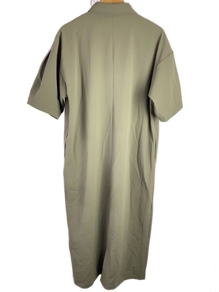 RIM.ARK(リムアーク) / Neck design box dress/38/ポリエステル/KHK