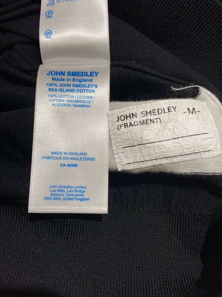 JOHN SMEDLEY(ジョンスメドレー) / ×FRAGMENT/コットンニットクール 