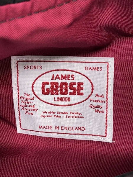 JAMES GROSE(ジェームスグロース) / CLUBMAN NEW SHEEP/42/羊革/BLK