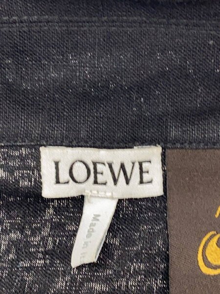 LOEWE(ロエベ) / 23SS/アナグラムパッチ リネンボーリングシャツ/半袖 