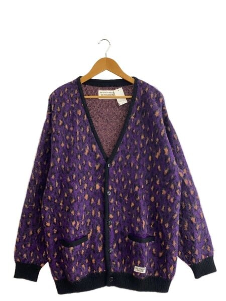 WACKO MARIA(ワコマリア) / LEOPARD HEAVY MOHAIR CARDIGAN/XL/モヘア 