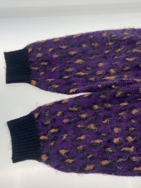 WACKO MARIA(ワコマリア) / LEOPARD HEAVY MOHAIR CARDIGAN/XL/モヘア 