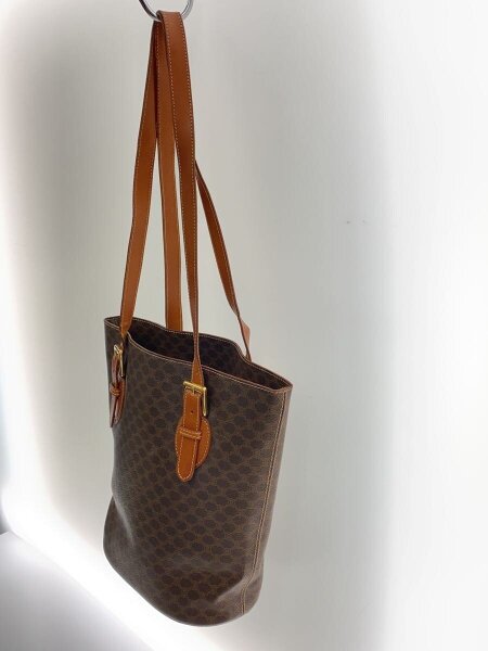 CELINE(セリーヌ) / マカダム柄トートバッグ/--/BRW/総柄 | 中古品の 