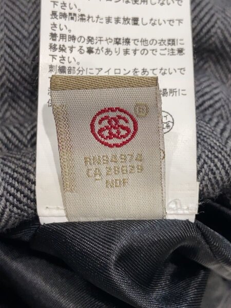 STUSSY(ステューシー) / S/ヘリンボーン/ダウンベスト/S/ウール/GRY