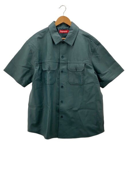 Supreme(シュプリーム) / S/S Leather Work Shirt/半袖シャツ/L/羊革 