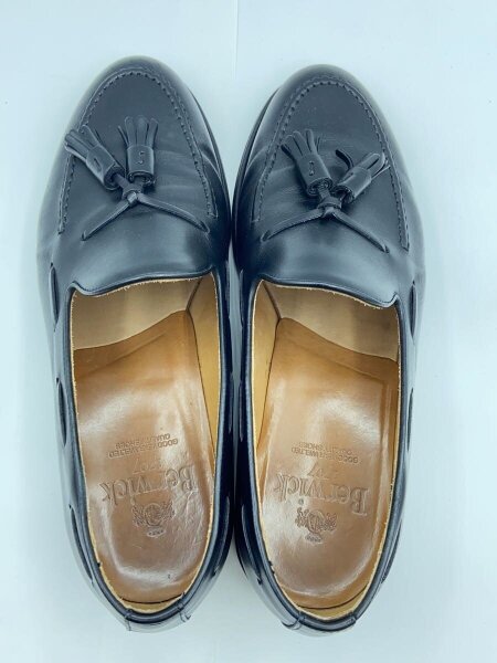 し*ー様 Berwick タッセルローファー UK7 Berwick(バーウィック) / タッセルローファー/UK7/BLK/8491// | 中古品