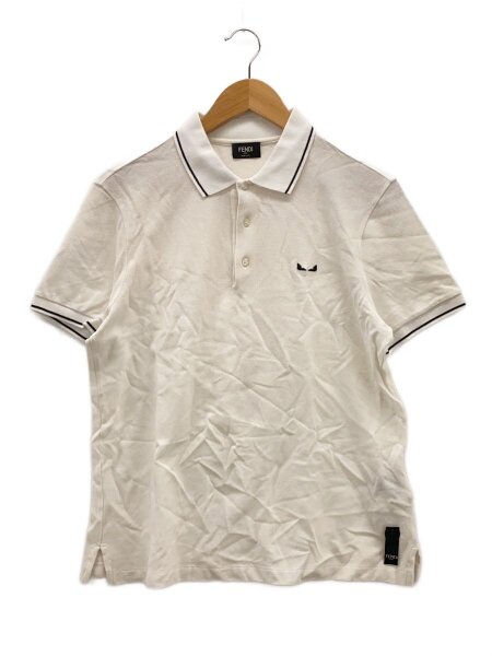 FENDI(フェンディ) / ポロシャツ/46/コットン/WHT/FY0925 | 古着の販売 
