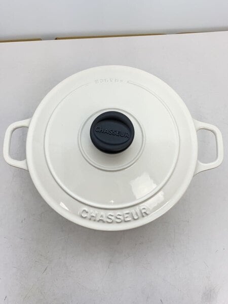 CHASSEUR(シャスール) / 鍋/ホワイト/20cm/cocotte ronde/ラウンド