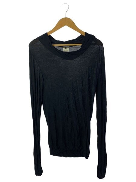 ANN DEMEULEMEESTER ブラック長袖カットソー Ann demeulemeester 半袖T
