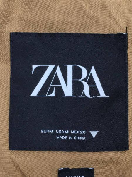 ZARA(ザラ) / フェイクファーロングコート/M/ポリエステル/キャメル 