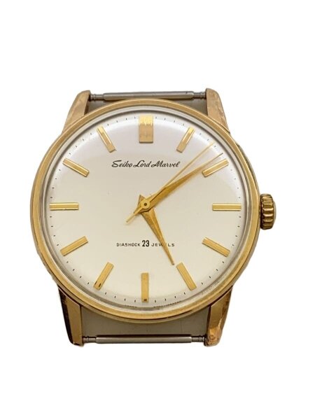 83年 稼働品 ベルト新品 SEIKOセイコー ゴールド スクエアタイプ 