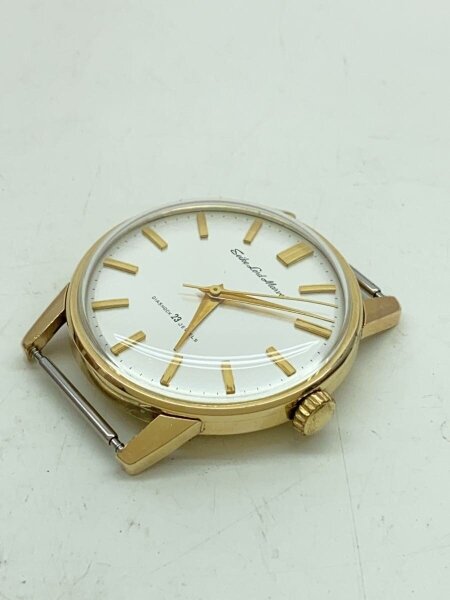 83年 稼働品 ベルト新品 SEIKOセイコー ゴールド スクエアタイプ 