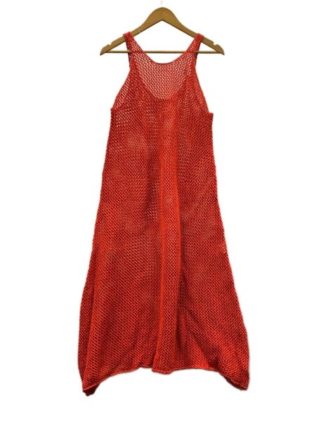 pelleq ノースリーブワンピース pelleq(ペレック) / ノースリーブワンピース/36/コットン/RED/無地