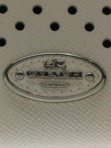 COACH(コーチ) / ショルダーバッグ/レザー/WHT/コーチ/ハンドバッグ