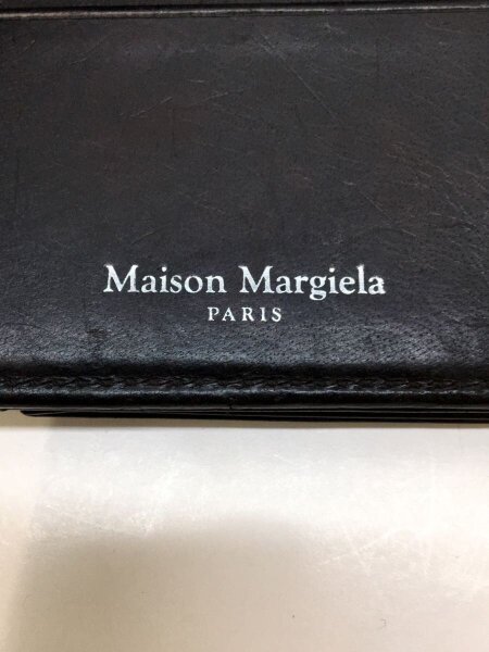 Maison Margiela(メゾンマルジェラ) / 2つ折り財布/レザー/BLK/無地