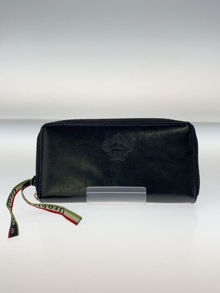 Orobianco(オロビアンコ) / 長財布/レザー/BLK/無地/メンズ | 中古品の 