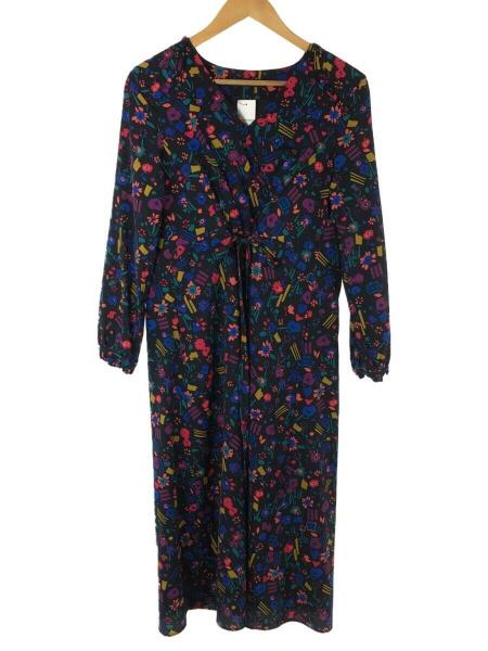 Paul Smith 花柄 ロングワンピース 長袖 Paul Smith PS 花柄 長袖ワンピース
