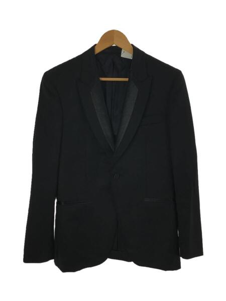 カシミヤ100%ポールスミス　テーラードジャケット　黒　極美品 紳士の風格】ポールスミス テーラードジャケット M 黒 ブラック ウール