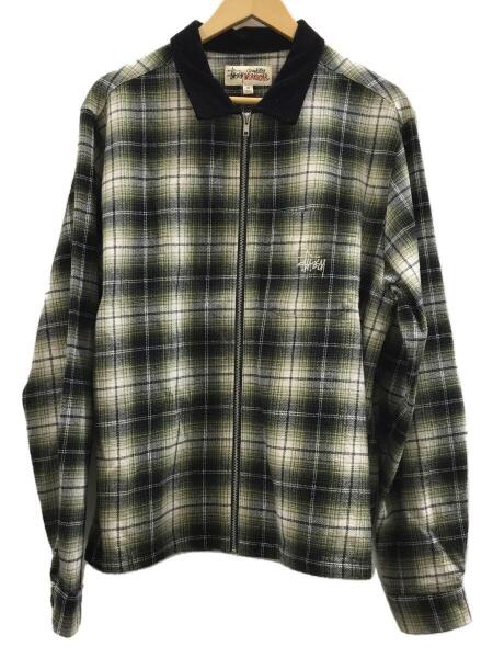 STUSSY(ステューシー) / 23AW/FRANK PLAID ZIP SHIRT/ジャケット/M 