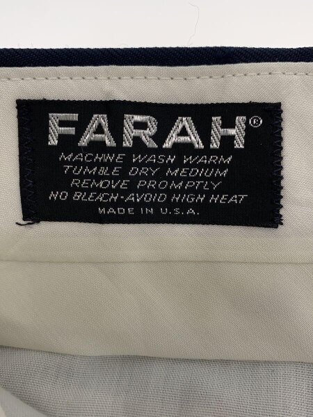 FARAH(ファーラー) / SCOVILLジップ/USA製/センタープレス