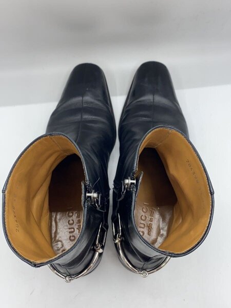 グッチ　ブーツ　204398 黒　43.5 GUCCI(グッチ) / ブーツ/39/BLK/204398 | 中古品の販売・通販なら