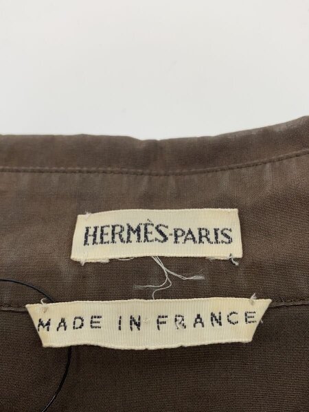 HERMES(エルメス) / 長袖シャツ/40/コットン/BRW// | 古着の販売・通販 