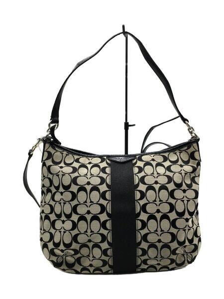 COACH(コーチ) / シグネチャーショルダーバッグ/キャンバス/GRY/総柄 