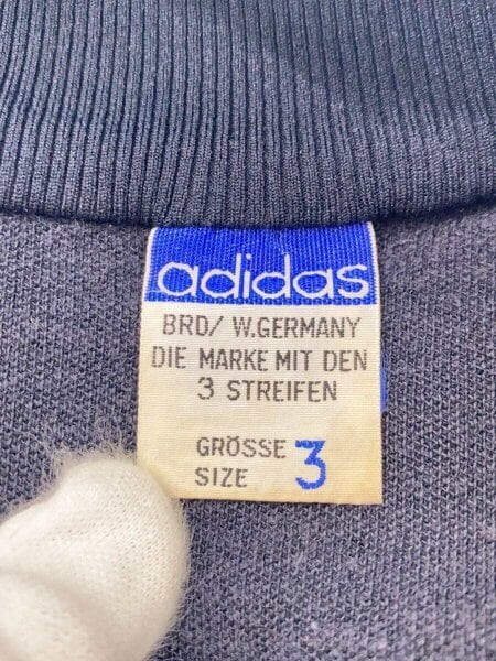 adidas(アディダス) / 西ドイツ_ジャージ/3/ナイロン/BLK/無地 | 古着
