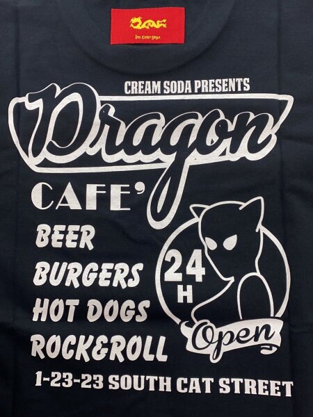 CREAM SODA(クリームソーダ) / DORAGON CAFE_Tシャツ/デッド CREAM SODA(クリームソーダ) / DORAGON CAFE_Tシャツ/デッド