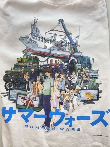 SAINT MICHAEL / 24SS/×GEEKS RULE×サマーウォーズ/Tシャツ/L/コットン/WHT/プリント// SAINT MICHAEL(セントマイケル) / 24SS/×GEEKS RULE×サマーウォーズ/T