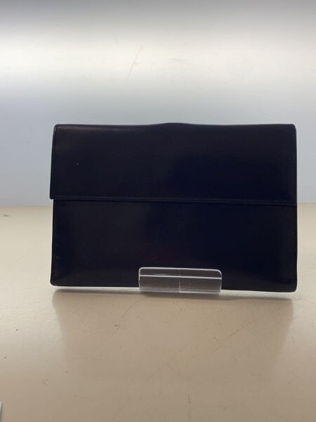 PRADA(プラダ) / 2つ折り財布/レザー/BLK/無地/メンズ | 中古品の販売