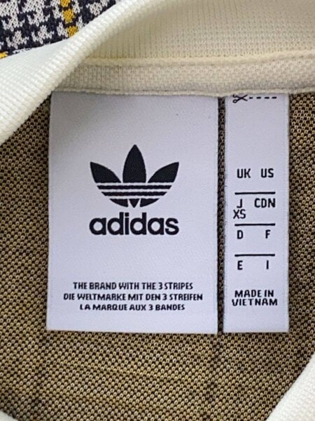 【即納/美品】adidas アディダス 千鳥格子スウェットシャツED7019 adidas(アディダス) / スウェット/XS/ポリエステル/BRW/千鳥格子