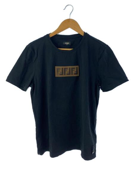 FENDI(フェンディ) / FFボックスロゴパッチTシャツ/L/コットン/BLK 