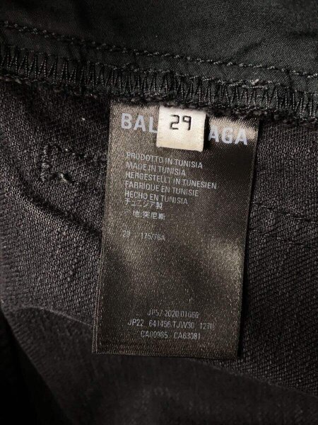 BALENCIAGA(バレンシアガ) / Black Baggy Jeans/ブラックバギーデニム 