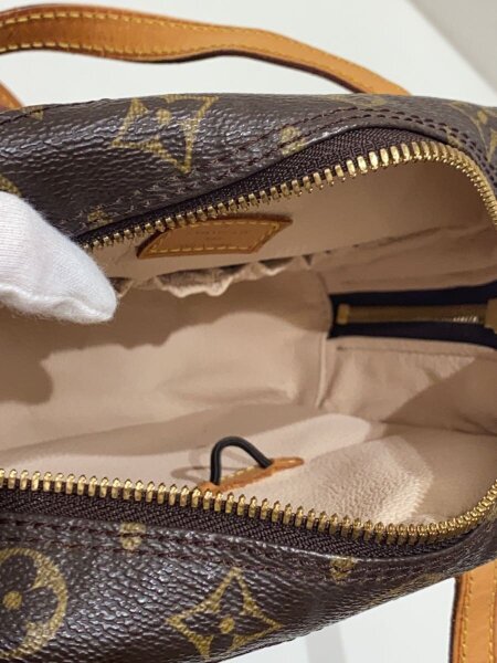 LOUIS VUITTON◇スポンティーニ_モノグラム・キャンバス_BRW/PVC/BRW