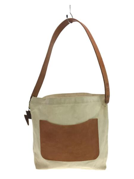 GROK LEATHER(グロックレザー) / ショルダーバッグ/キャンバス/WHT 