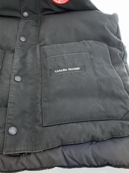 カナダグースダウンベストブラックS 4133JM