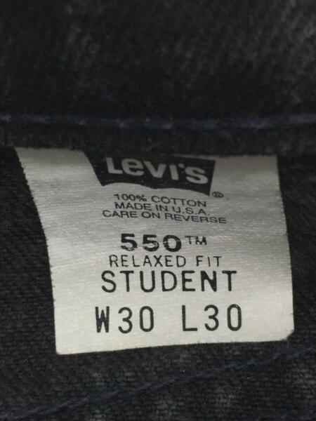 Levi's(リーバイス) / ストレートパンツ/30/デニム/BLK/無地/40750