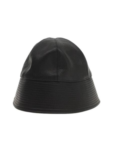 ノーブランド KIJIMA TAKAYUKI(キジマタカユキ) / バケットハット/--/2/レザー/BLK