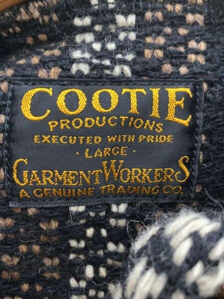 COOTIE(クーティー) / メキシカンパーカー/L/ウール/BRW/総柄 | 古着の 