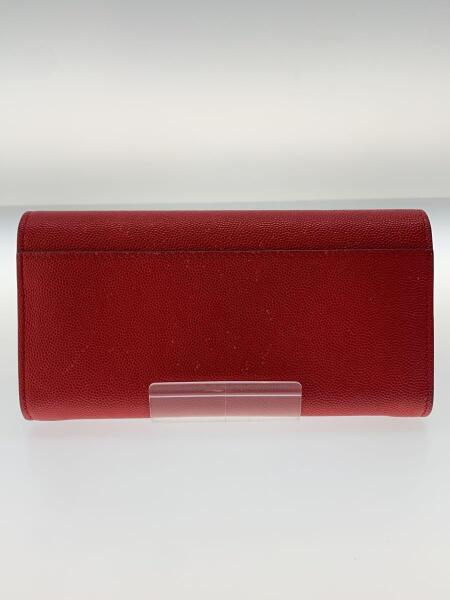 BURBERRY(バーバリー) / 長財布/レザー/RED/無地/レディース | 中古品