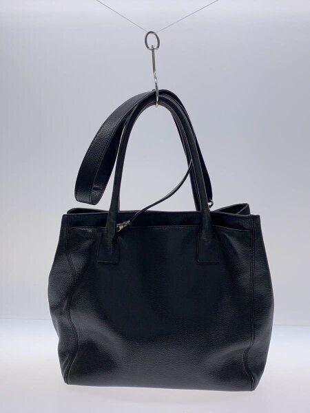CHANEL エグゼクティブトート トートバッグ レザー ブラック CHANEL 