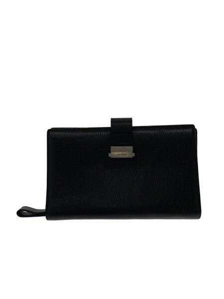 a.testoni(アテストーニ) / クラッチバッグ/レザー/BLK | 中古品の販売 