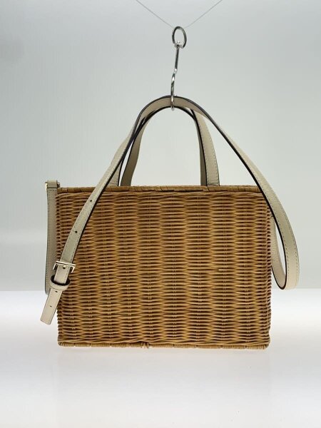 kate spade NEW YORKかごバッグ/美品 美品】kate spade ケイトスペード 