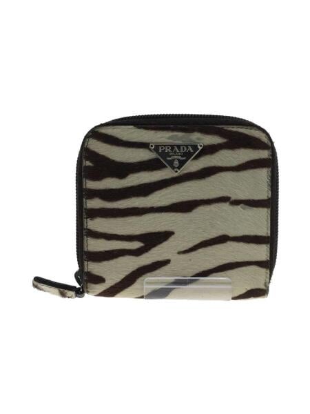 ♢激レア♢ PRADA プラダ 財布 二つ折り財布 アニマル柄 ハラコ PRADA(プラダ) / 2つ折り財布/ハラコ/マルチカラー/アニマル