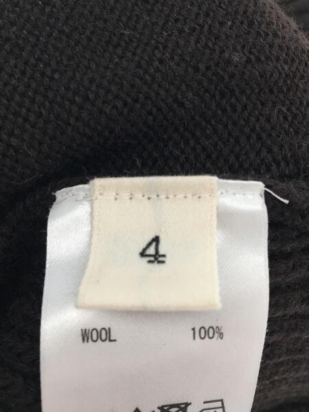 unfil(アンフィル) / ニットベスト(厚手)/4/ウール/BLK/無地/ONFL