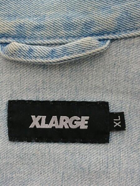 X-LARGE(エクストララージ) / 19AW/EMBROIDERY ZIPPED DENIM JACKET/XL 