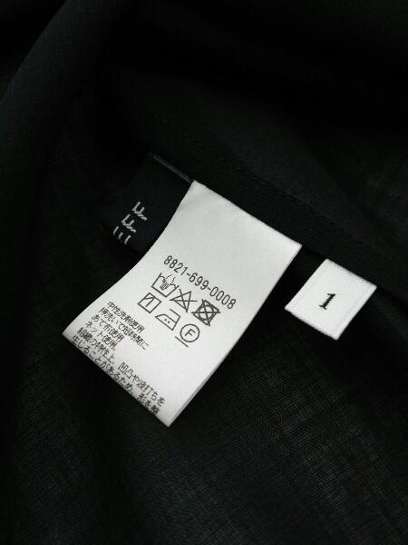 LOEFF(ロエフ) / 20AW/シアーブラウス/1/ウール/BLK/ブラック