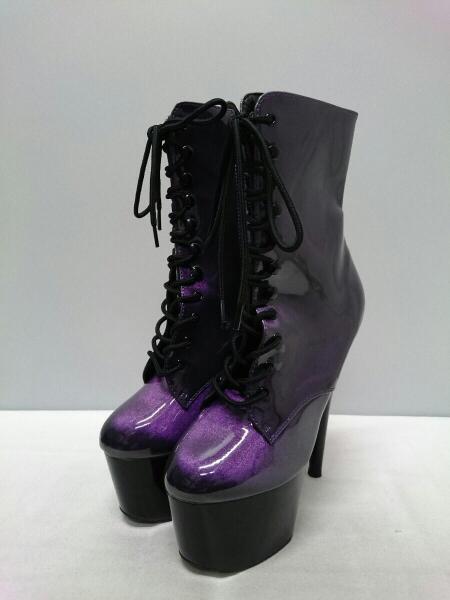 サンローラン エナメルブーツ シューズ ブーツ 38 1L10 SAINT LAURENT